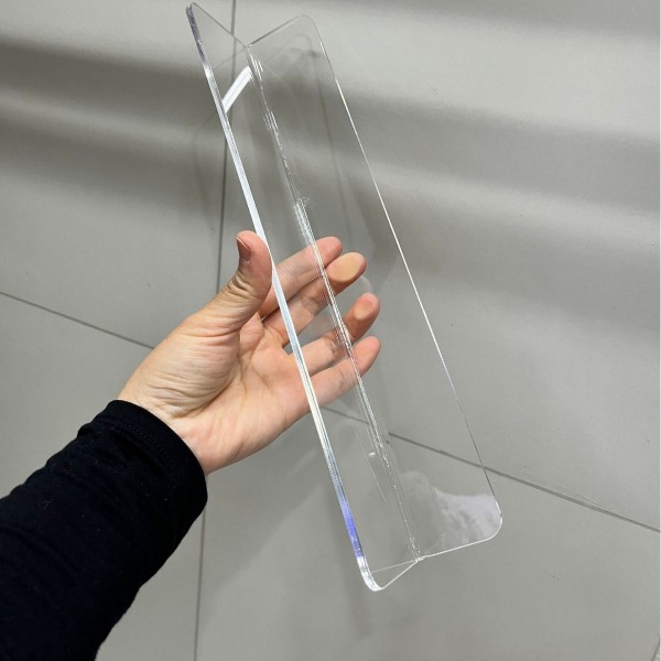 Acrylic L-shaped partition, bathroom mirror cabinet, gap partition, anti drop storage, layered bathroom cosmetics storage