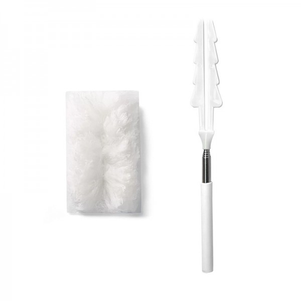 Hot selling chicken feather duster, electrostatic precipitator, disposable stretchable purple non-woven fabric cleaning tool, cross-border