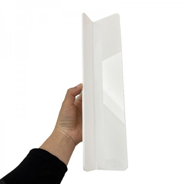 Acrylic L-shaped partition, bathroom mirror cabinet, gap partition, anti drop storage, layered bathroom cosmetics storage