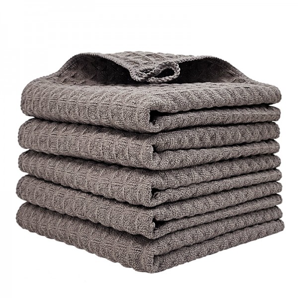 Waffle bar coffee machine cloth, absorbent cleaning cloth, household cleaning cloth, ultra-fine fiber pineapple cloth wholesale