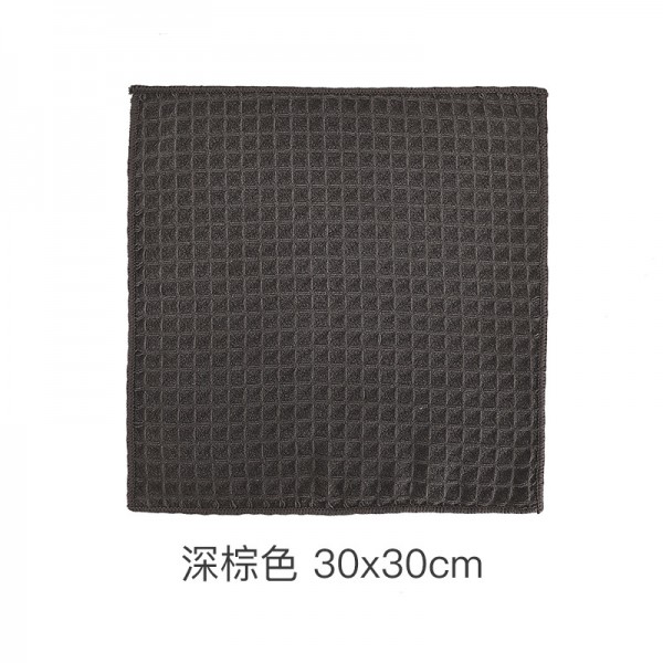 Waffle bar coffee machine cloth, absorbent cleaning cloth, household cleaning cloth, ultra-fine fiber pineapple cloth wholesale