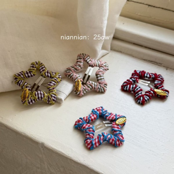 Niannian NianNianjia's new lace flower children's BB hair clip, sweet and cute, colorful Korean version, Korean style ins