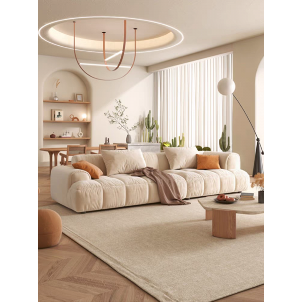 Modern Nordic Velvet Sectional Sofa Set Designer Moduler for Hotel and Home Living Room Furniture