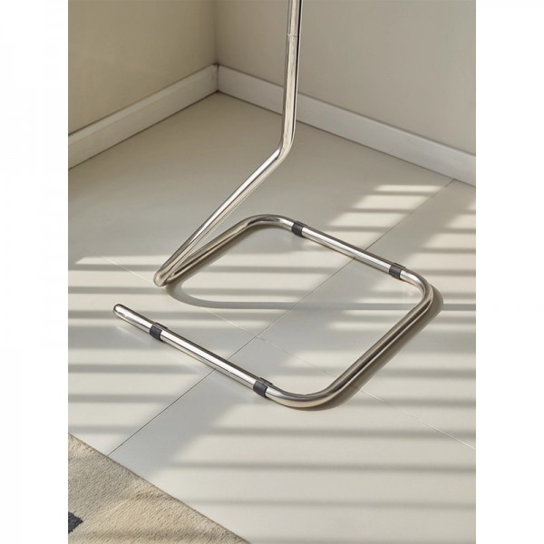 Minimalist Luxury Stainless Steel Floor-Standing Living Room Clothes Rack