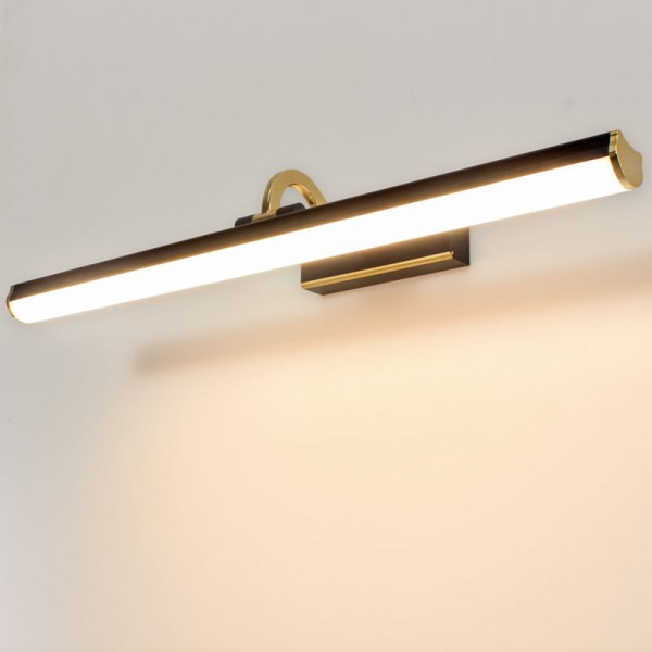 Modern LED Indoor Black Wall Lamps for Living Room 8W Wall Mounted Picture Lights Over Art IP44 Bathroom Vanity light for Hotel