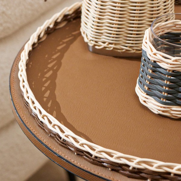 Minimalist Interior Design Home Decor Brown Tea Table Object Decor Home Accessory for Living Room
