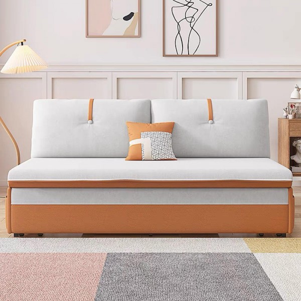 Luxury Contemporary Multifunctional Foldable Folding Bed Sofa with Storage Compartment and Pull Out Mechanism for Home Decor