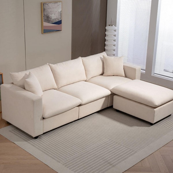 with Compressed Modern Sofa Modular Sectional Sofa Room Couch Set for Home or Hotel Corner Living Room Furniture