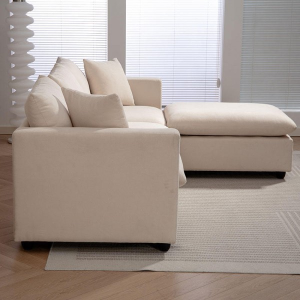 with Compressed Modern Sofa Modular Sectional Sofa Room Couch Set for Home or Hotel Corner Living Room Furniture