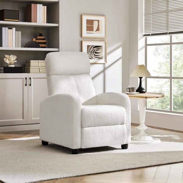 Modern Luxury Reclining Hotel Lounge Chair Furniture Leisure Living Room Single Recliner Sofa Chair