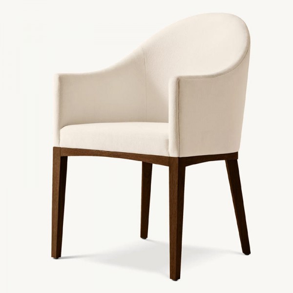 American-Style Minimalist Solid Wood Dining Chair Light Luxury Home Furniture Modern for Study Hotel Guesthouse Dining Room