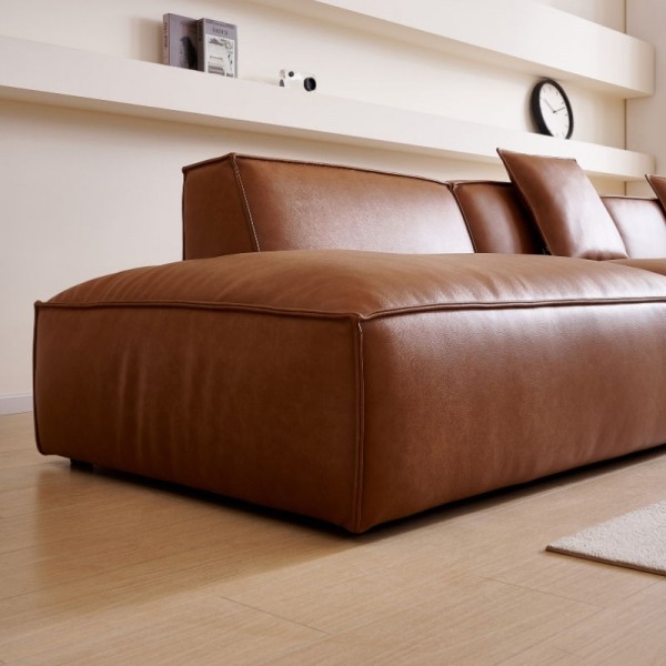 Customized Fashion Design Modern Popular Sofa Living Room Leather Sofa Set Eco-leather Sofa