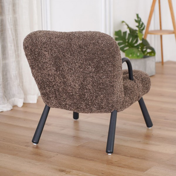 Modern Luxury Furniture Nordic Style Solid Wooded Sofa Flannel Living Room Hotel Restaurant Sofa Chairs