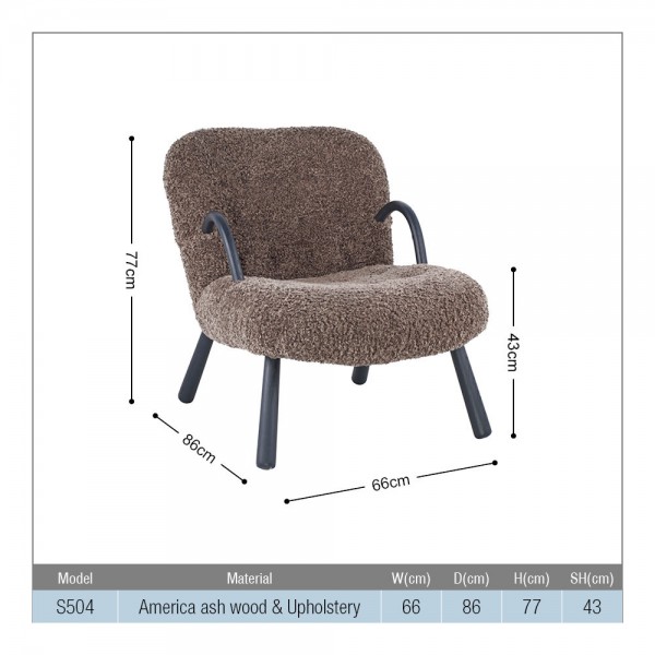Modern Luxury Furniture Nordic Style Solid Wooded Sofa Flannel Living Room Hotel Restaurant Sofa Chairs