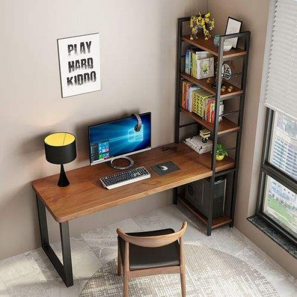 A solid wood desk and bookshelf integrated design suitable for students and families is coming soon! A great learning aid