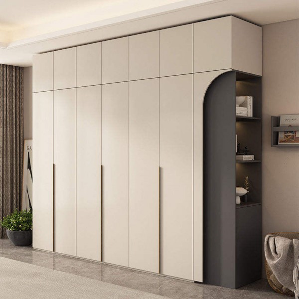 Luxurious Simple Design Living Room Furniture Durable Door Clothes Wardrobe for Home and Clothing Storage