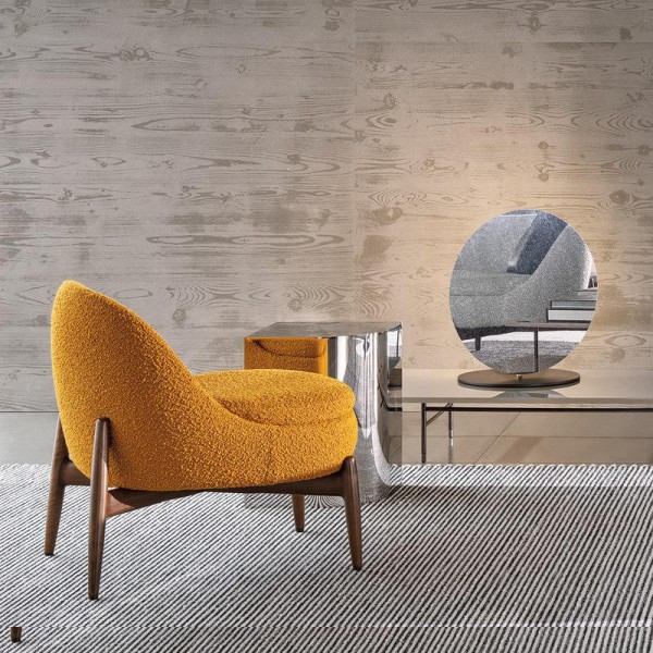 Italian Modern Velvet Arm Upholstered Armchair Luxury Luxuosa Chair Cadeira Chaises Krzeslo Living Room Fotele Fotel