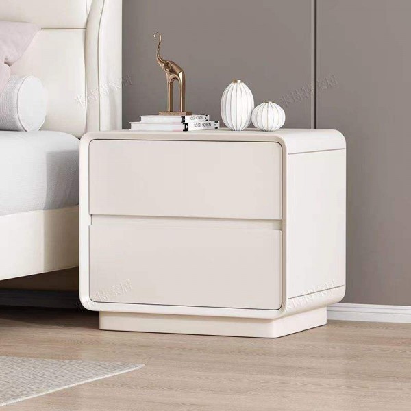 Luxury Cream Nightstand Contemporary Modern Sideboard for Bedroom for Home or Hotel for Living and Dining Rooms