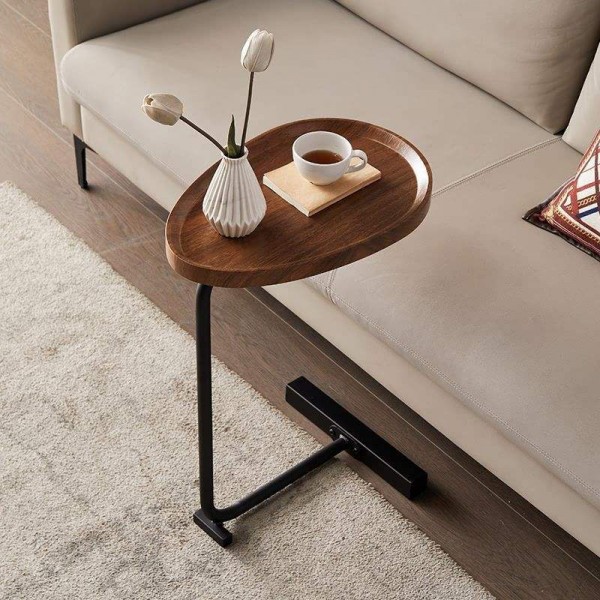 Luxury Oval Mini Coffee Table Custom Living Room Bedroom Furniture c Shape Sofa Small Coffee Table Side Tables