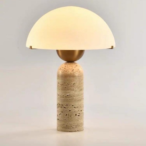 Modern Design Nordic Creative Home Yellow Cave Stone Wabi Uki Cream Unique Moon Decorative Bedside Desk Lamp Led Table Lamps