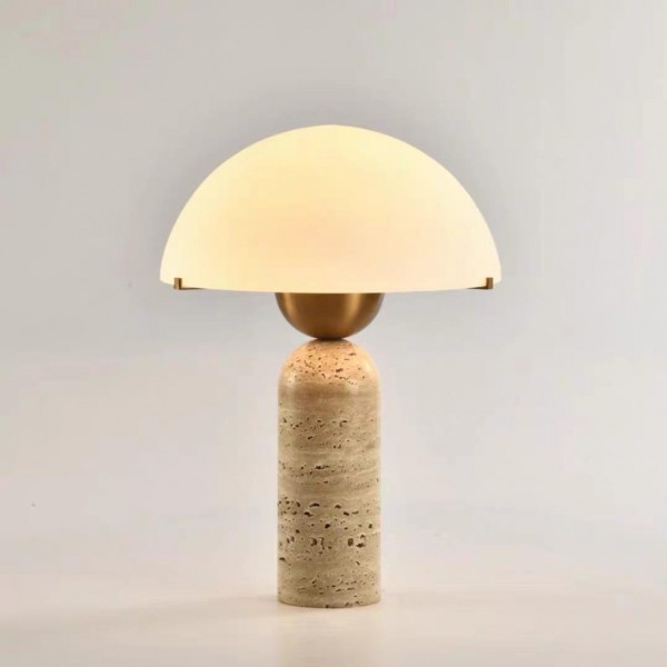 Modern Design Nordic Creative Home Yellow Cave Stone Wabi Uki Cream Unique Moon Decorative Bedside Desk Lamp Led Table Lamps