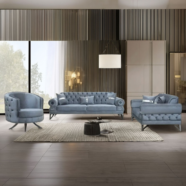 Wholesale Soft and Comfortable Home Sofa Set Modern Living Room Furniture