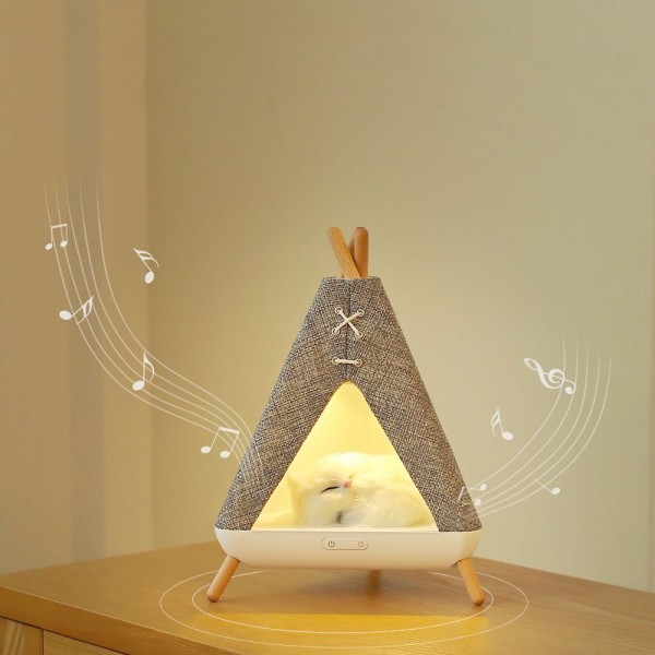 OEM Nordic LED Table Lamp with Creative Bedside Decoration, Wireless Speaker for Study, Office, and Living Room