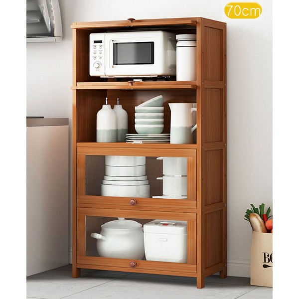Kitchen Sideboard Basement Storage Shelves,Pantry Organizer and Cube, Bakers Rack Cabinet with Doors