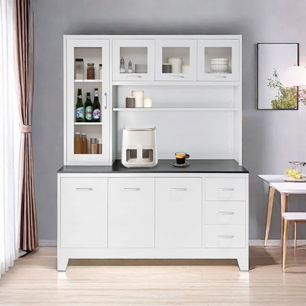 Fashionable Steel Kitchen Storage Cabinet Metal Kitchen Cupboard Furniture Lemari Baja Awet Dan Tahan Lama
