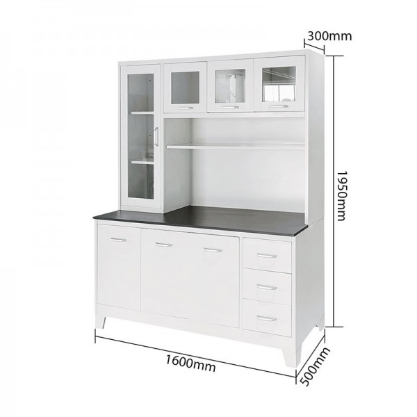 Fashionable Steel Kitchen Storage Cabinet Metal Kitchen Cupboard Furniture Lemari Baja Awet Dan Tahan Lama