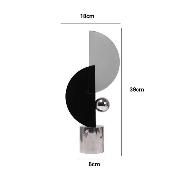 Light Luxury Style High-grade Crystal Geometric Ornaments Home Accessories Living Room TV Cabinet Abstract Soft Furnishing Art
