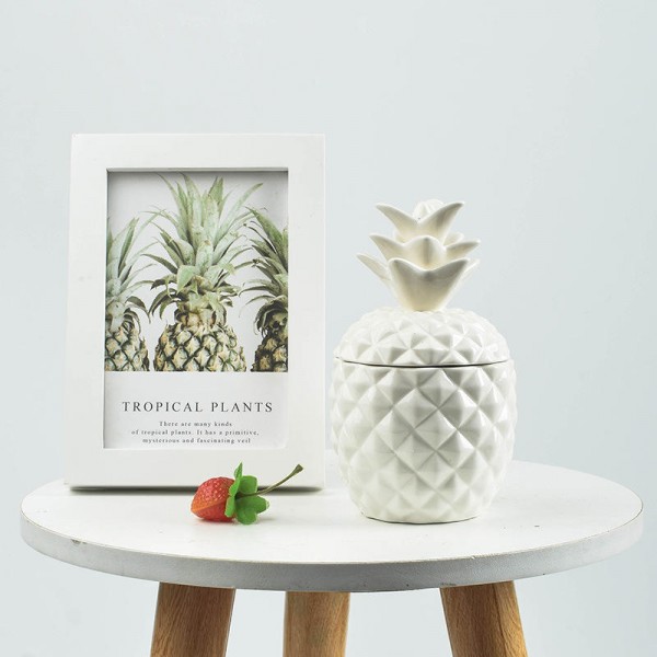 Custo Nordic Design Ceramic Pineapple Home Decor Luxury Accessories Living Room Handcraft Home Decor