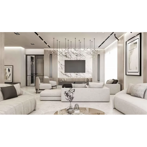 Designer Customized Home Interior Design Service Whole House Living Room Furniture for Modern Luxury Villa Project