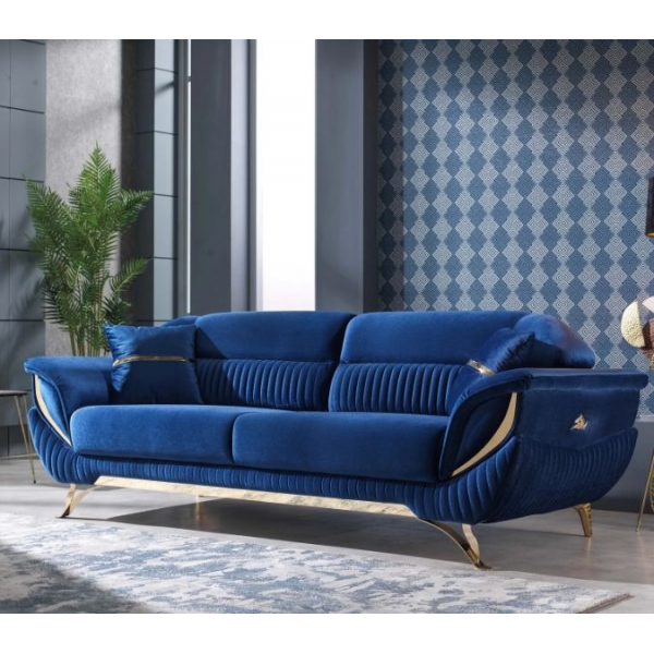 Modern Design Light Luxury Fabric Stylish Living Room Sofa 3 Seater Sofa for Home Villa