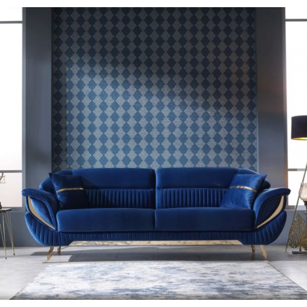 Modern Design Light Luxury Fabric Stylish Living Room Sofa 3 Seater Sofa for Home Villa