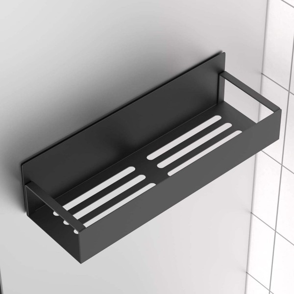 4-Pack Black Kitchen Organizer Fridge Storage Magnetic Storage Rack Metal Magnetic Spice Rack