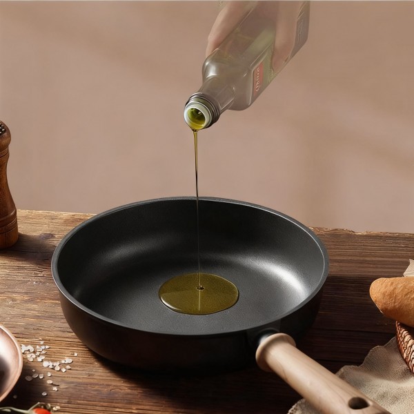Household Titanium Coating Die-cast Aluminum Non-stick Cookware Set Granite Gas Induction Cooker Universal Cooking Pots Set