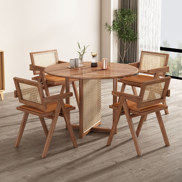 Modern Customize Home Furniture Wicker Rattan Conference Restaurant Office Wood Dining Room Dinner Kitchen Table