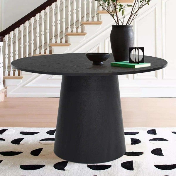 Round Dining Room Table Space Saving 6 Seater Design Wood Italian Dining Table Extendable