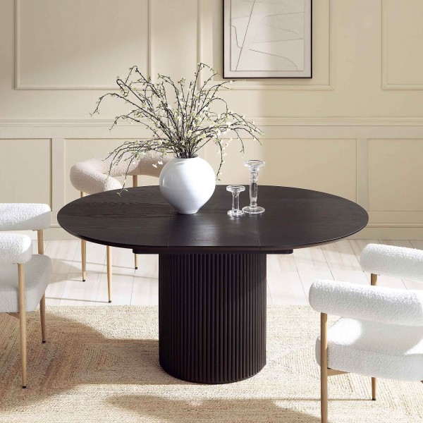 Dining Room Table Furniture Nordic Luxury Modern Extendable Oval 4 6 8 Seater Round Extending Kitchen Dining Tables