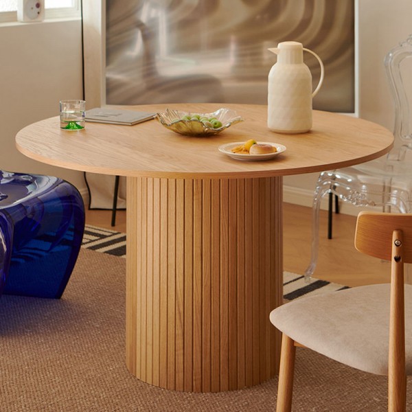 Table Kitchens Dining Room Furniture Restaurant Large Complete Wooden Round Dining Tables