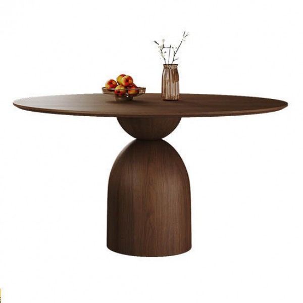 ModHomi Round Wood Dining Set High Quality Dinning Table Modern Kitchen Restaurant Furniture Stackable Storage Nordic Design