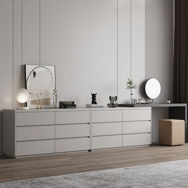 Modern Simple Multifunctional Makeup Table Makeup Mirror Desk Storage Cabinet Set Dressing Table