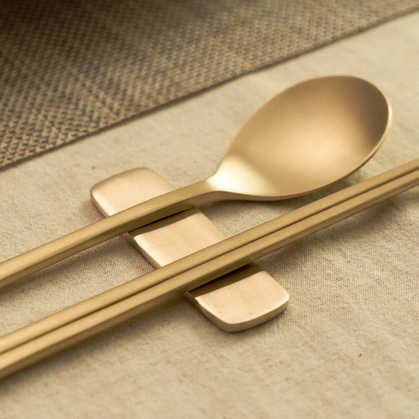 Bronze Dining Set Royal-Style Home Furniture for Modern Kitchen Restaurant Hotel and Apartment Use