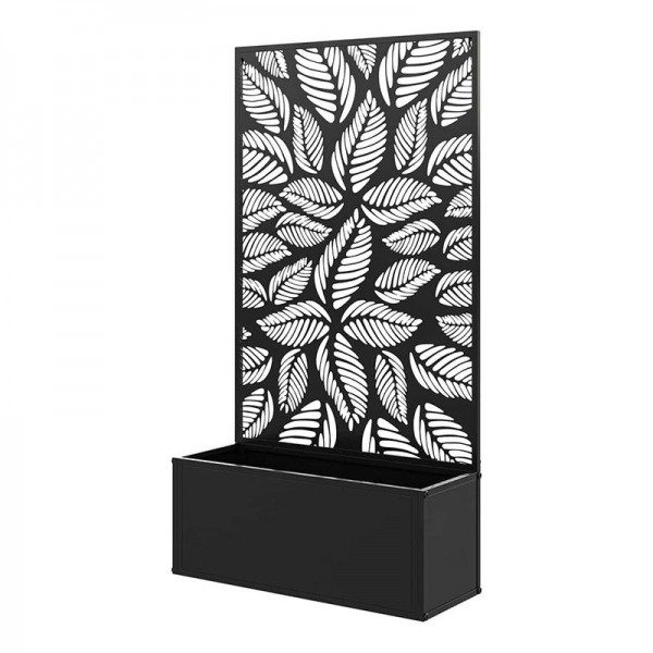 Hardware Custom Service Manufacturer Large Size Outdoor Screen Planter Flower Pot Privacy Lattice Screen Planters