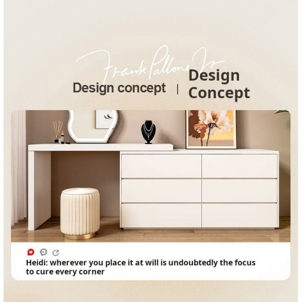 Home Furniture Wholesale Bedroom Apartment Modern Simple Makeup Mirror Wardrobe