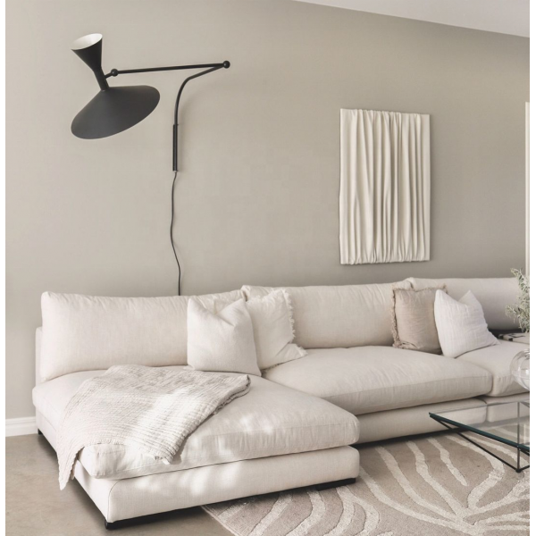 Luxury Large Sofa Set Furniture Customize White Couch U Shaped Modular Sectional Sofa Couch