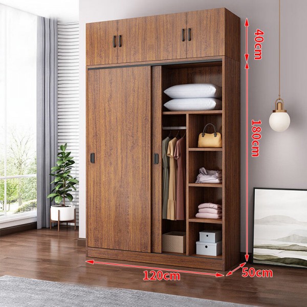 In Stock Cabinet Modern Bedroom Wooden Storage Closet Furniture Wardrobe