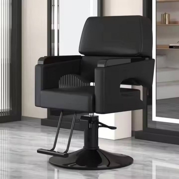 New Salon Chair Reclining Barber Chair Hairdressing Styling Chair Adjustable Barbershop Furniture