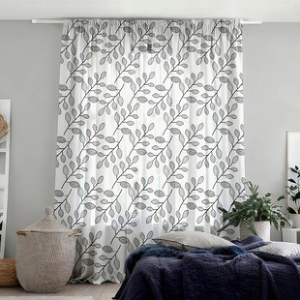 1pc new 2025 four season window screen 3D digital printing manufacturer direct sales bedroom living room decoration pole through window